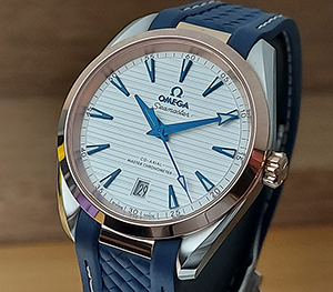 Omega Seamaster Unisex RG/SS Aqua Terra 150M Co-Axial Wristwatch Ref. 220.22.38.20.02.001