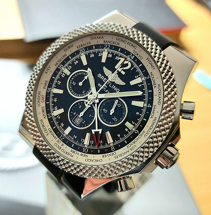  XL Breitling for Bentley GMT Wristwatch Ref. A4736