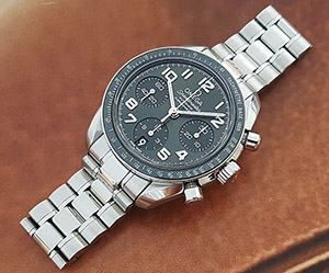 Omega Speedmaster Automatic Chronometre Wristwatch Ref. 324.30.38.40.06.001