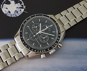 Omega Speedmaster Professional Moonwatch Moonphase Chronograph Wristwatch Ref. 3576.50