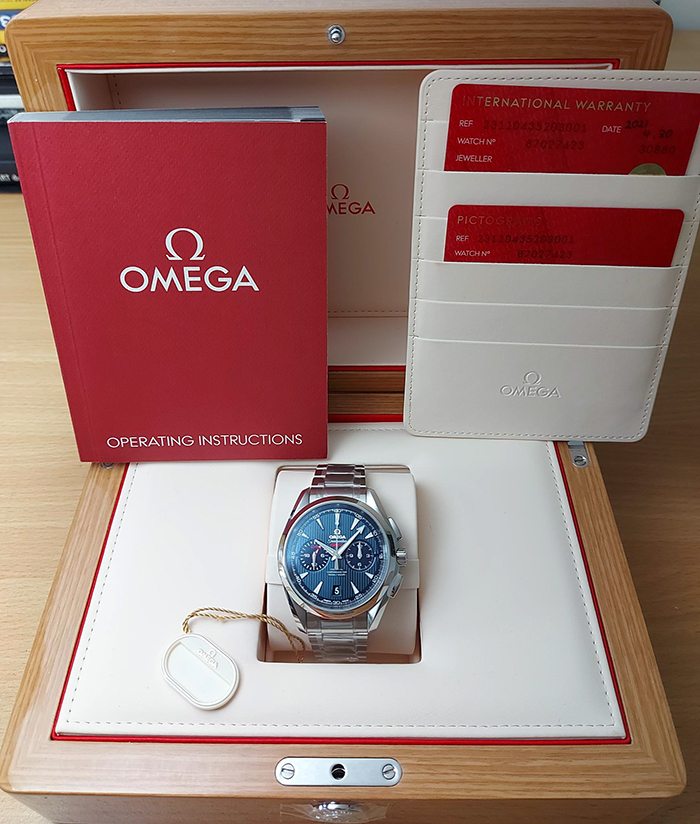 Omega Seamaster Aqua Terra 150M Co-Axial Chronograph Ref. 231.10.43.52.03.001