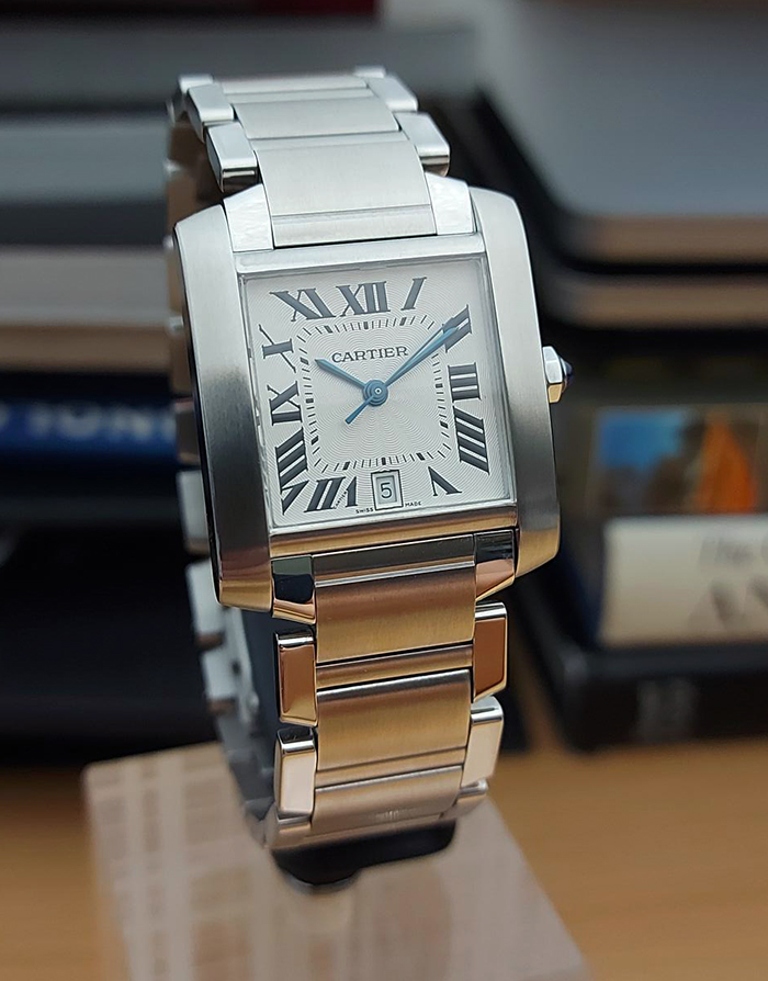 Cartier Tank Large Size Automatic Wristwatch Ref. W51002Q3