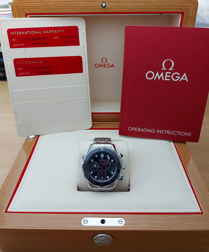 Omega Seamaster Diver 300M Co-Axial Chronograph Ref. 212.30.42.50.03.001