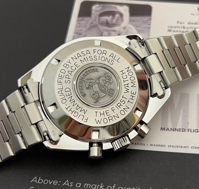 1990s Omega Speedmaster Professional Moonwatch Tritium Dial Wristwatch Ref. 3590.50