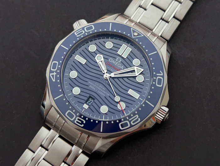 BLUE Omega Seamaster Diver 300M Co-Axial Wristwatch Ref. 210.30.42.20.03.001