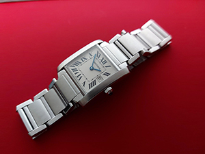 Cartier Tank Francaise Midsize Quartz Wristwatch Ref. W51011Q3