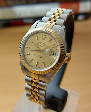  1990 Ladies' Rolex Datejust SS/YG Wristwatch Ref. 69173