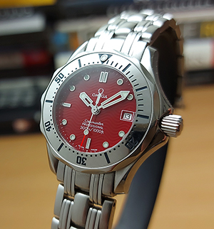 Ladies' Omega Seamaster Professional 300M Quartz Marui Limited Wristwatch Ref. 2582.61