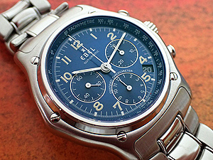 Gents' Ebel 1911 Chronograph Stainless Steel watch Ref. E9137240