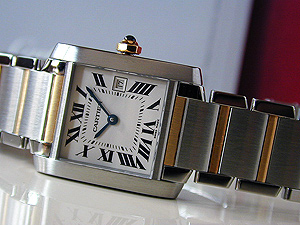 Ladies Cartier Tank Francaise Midsize Quartz Ref. W51012Q4