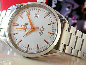 Omega Seamaster Aqua Terra with Rose Gold Markers Ref. 2502.34