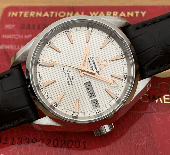  Omega Seamaster Aqua Terra 150M Co-Axial Annual Calendar Wristwatch Ref. 231.13.39.22.02.001