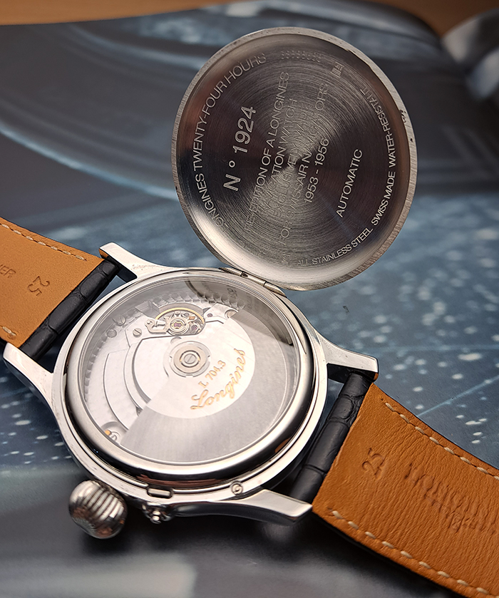 XXL Longines Twenty-Four Hours Wristwatch Ref. L2.751.4.53.4