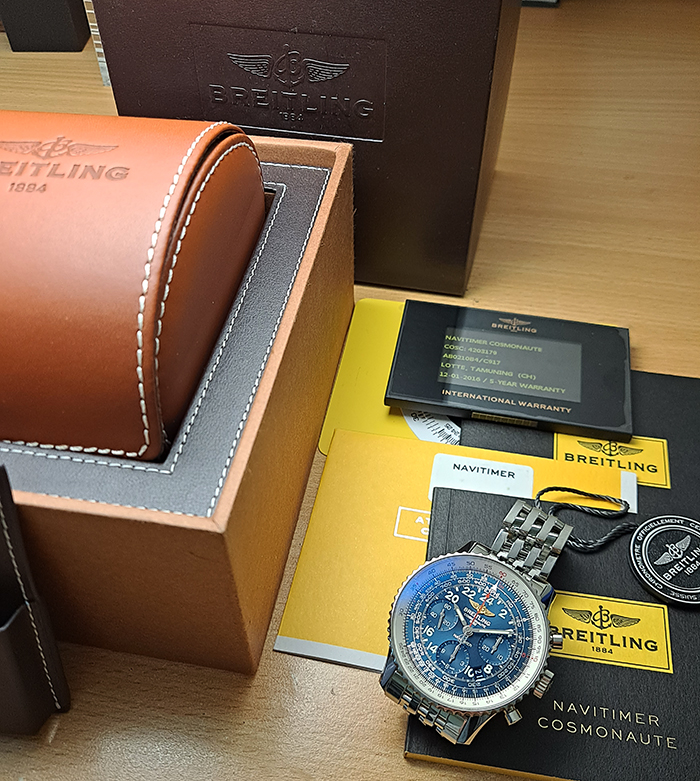 Breitling Cosmonaute 02 Limited Edition Mercury 7 Aurora Carpenter Ref. AB0210