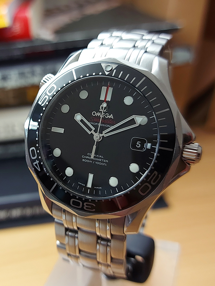 Omega Seamaster Professional Men's Co-Axial Black Wristwatch Ref.  .