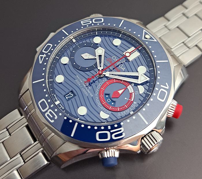 Omega Seamaster Diver 300M 36th America's Cup Auckland 2021 Edition Ref. 210.30.44.51.03.002