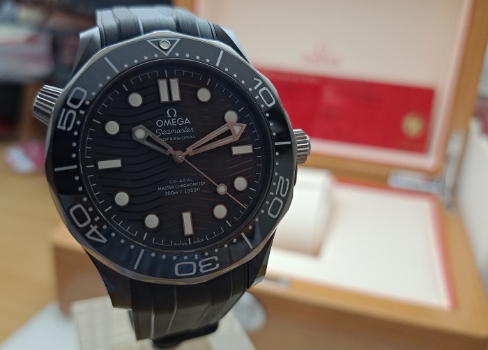 Omega Seamaster Professional Diver 300M Ceramic Wristwatch Ref. 210.92.44.20.01.001