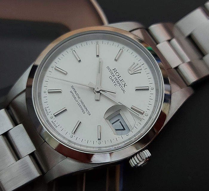 1999 Rolex Oyster Perpetual Date Midsize Wristwatch Ref. 15200