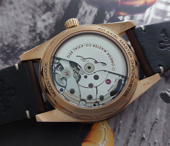 Omega Bronze Gold Seamaster 300 Co-Axial Wristwatch Ref. 234.92.41.21.10.001 