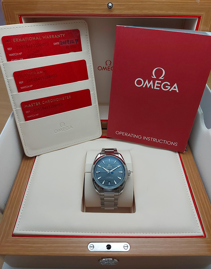Omega Seamaster Aqua Terra Co-Axial Wristwatch Ref. 220.10.41.21.03.002