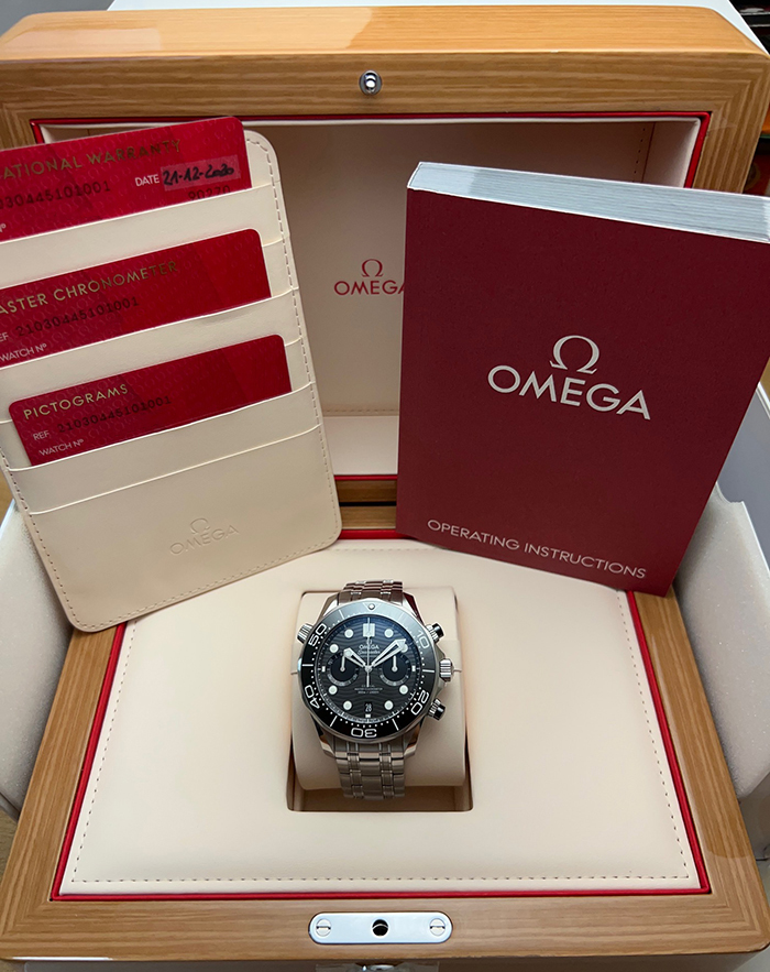 Omega Seamaster Diver 300M Co-Axial Chronograph Ref. 210.30.44.51.01.001