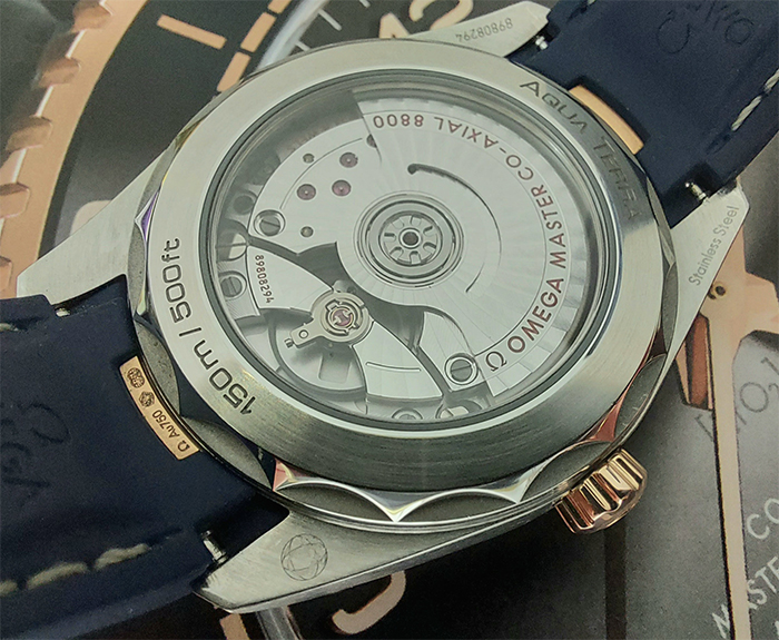 Omega Seamaster Unisex RG/SS Aqua Terra 150M Co-Axial Wristwatch Ref. 220.22.38.20.02.001