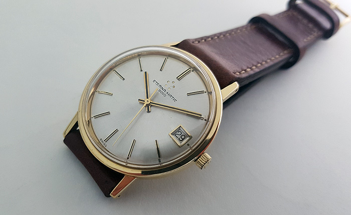 Eterna matic gold watch hotsell