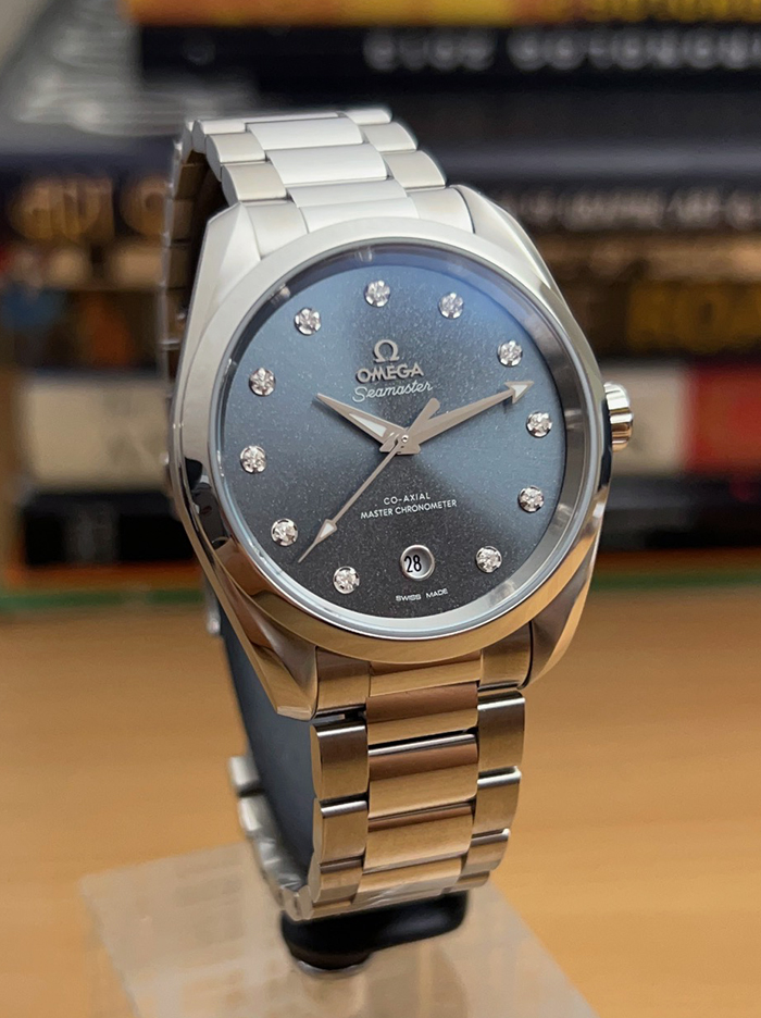 Omega Seamaster Aqua Terra 150M Co-Axial Diamond Dial Ref. 220.10.38.20.53.001