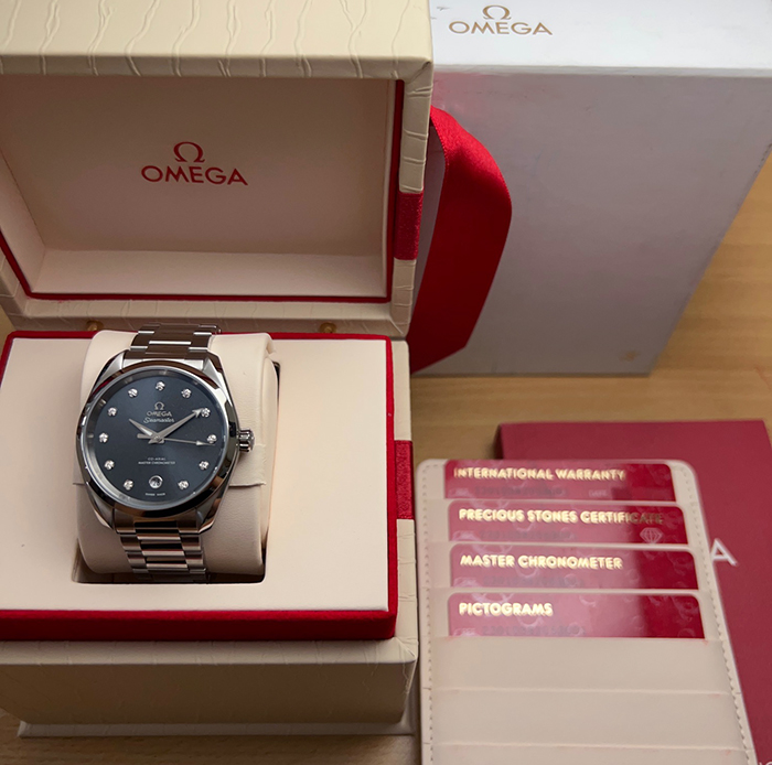 Omega Seamaster Aqua Terra 150M Co-Axial Diamond Dial Ref. 220.10.38.20.53.001