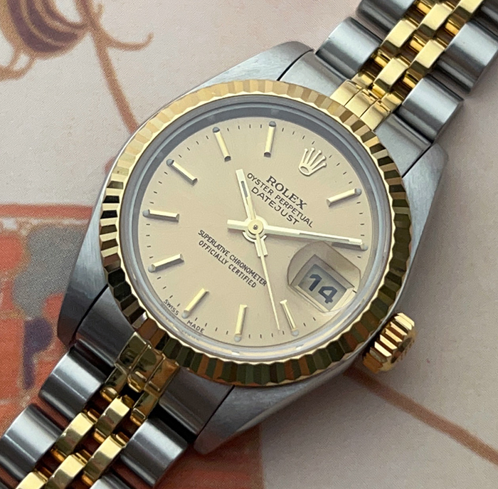 2004 Ladies' Rolex Oyster Perpetual Datejust YG/SS Ref. 79173