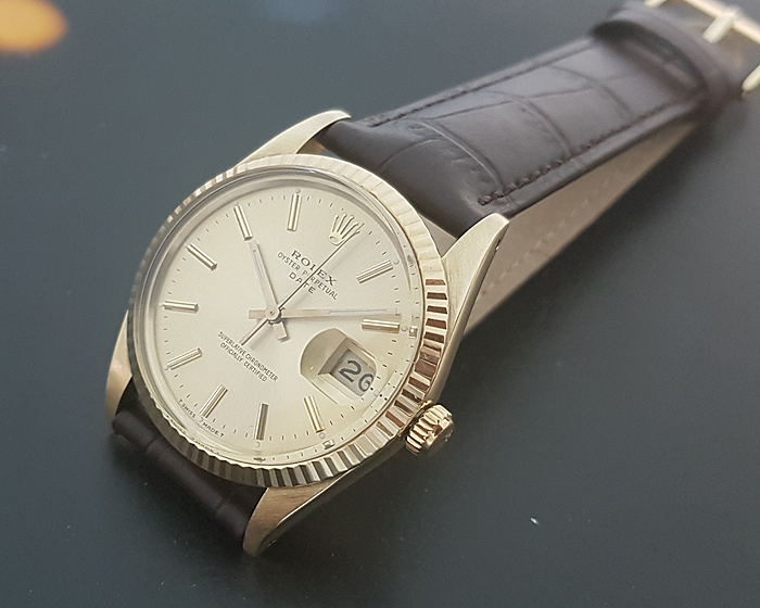 1986 Rolex Oyster Perpetual Date 14K Ref. 15037.