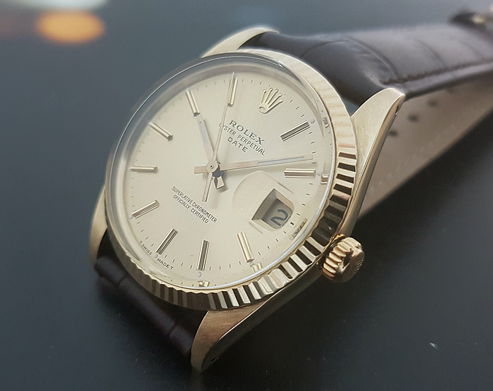 1986 Rolex Oyster Perpetual Date 14K Ref. 15037.