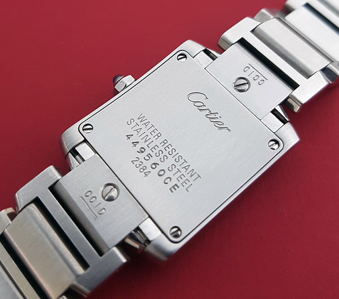 Ladies' Cartier Tank Francaise Quartz Wristwatch Ref. W51026Q3