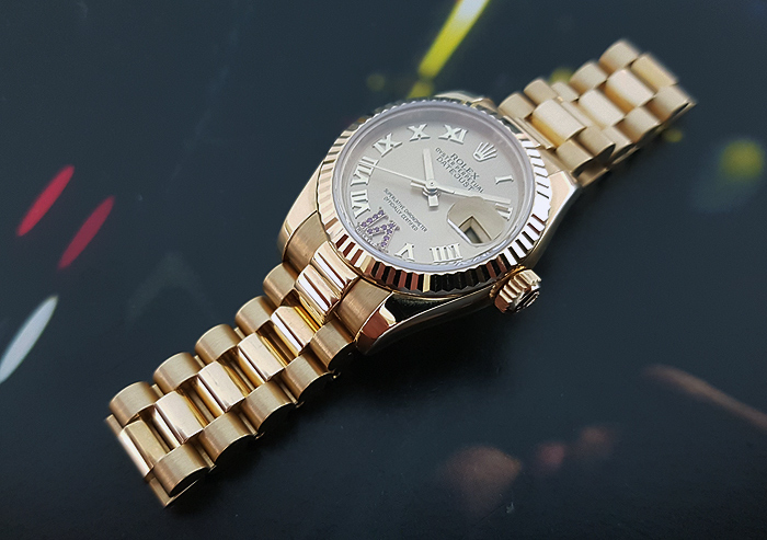 2016 Ladies' Rolex 18K YG Oyster Perpetual Datejust Midsize Wristwatch Ref. 178278