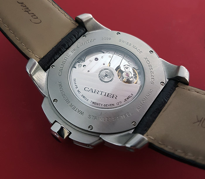 Cartier Calibre de Cartier 18K Rose Gold/Steel Wristwatch Ref. W7100011
