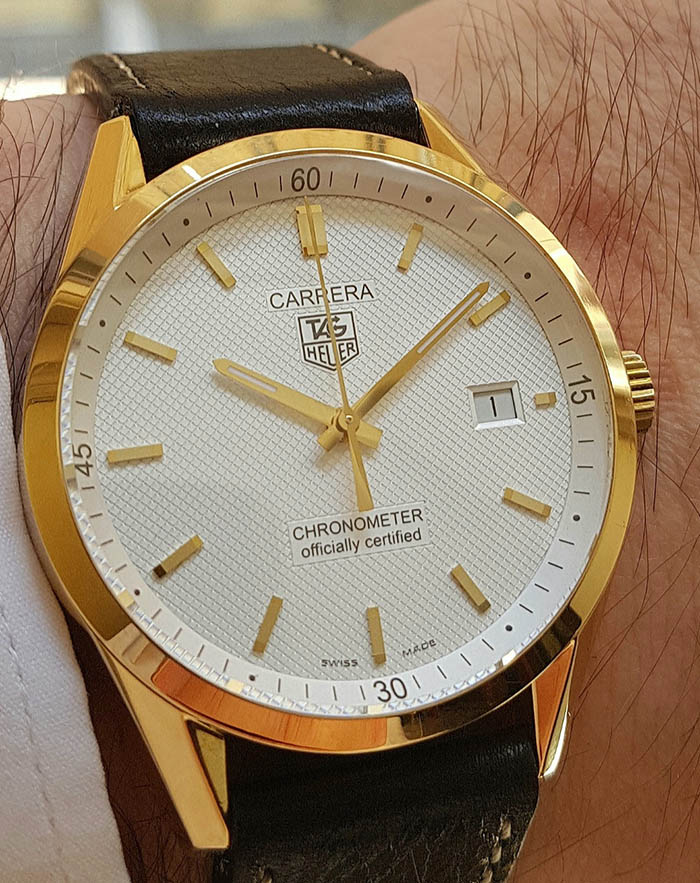 18k tag heuer discount watch