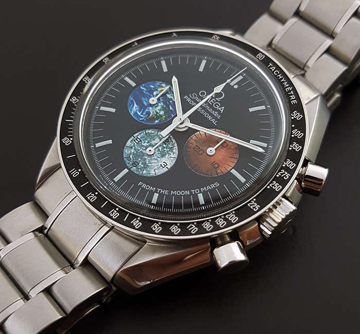 Omega Speedmaster Professional From Moon To Mars Chronograph Wristwatch Ref. 3577.50