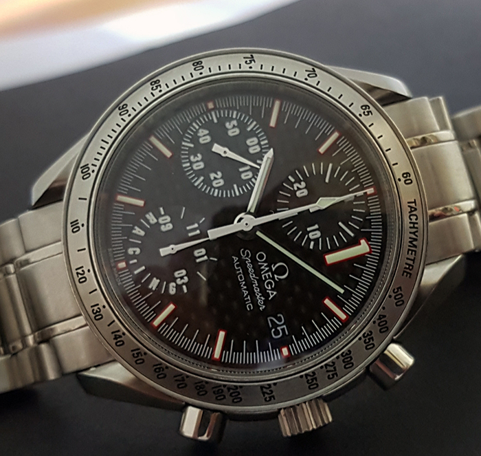 Omega Speedmaster Date Michael Schumacher Limited Edition Wristwatch Ref. 3519.50