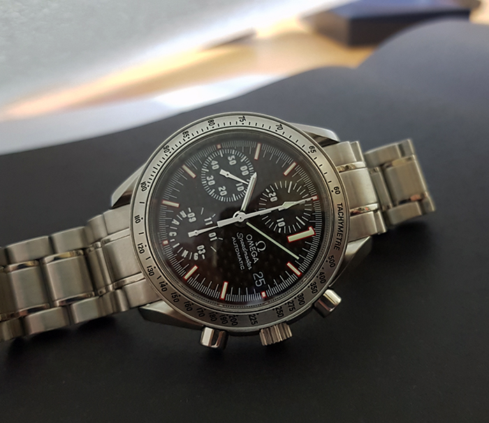 Omega Speedmaster Date Michael Schumacher Limited Edition Wristwatch Ref. 3519.50