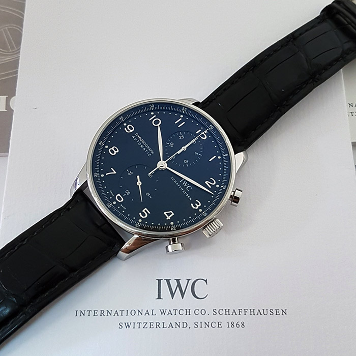 IWC Portugieser Black Dial Wristwatch Ref. IW371438