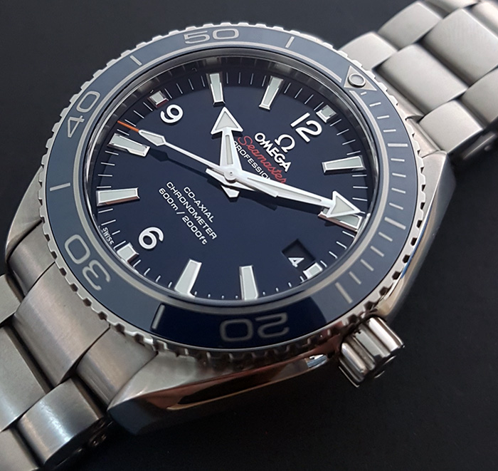 Omega Seamaster Planet Ocean 600m Titanium Wristwatch Ref. 232.90.42.21.03.001