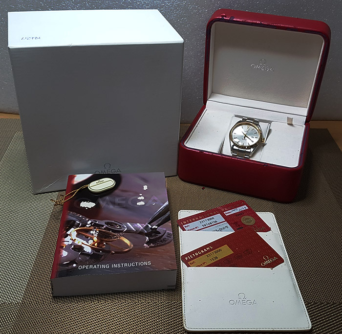 Omega Seamaster SS & YG Aqua Terra Quartz Wristwatch Ref. 2317.30