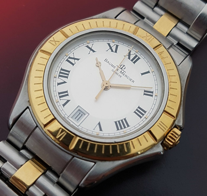 Unisex Baume & Mercier YG & SS Wristwatch