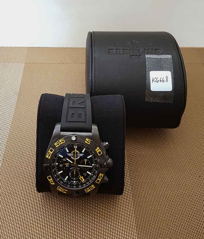  Breitling Chronomat GMT Breitling Jet Team American Tour Wristwatch Ref. MB0410