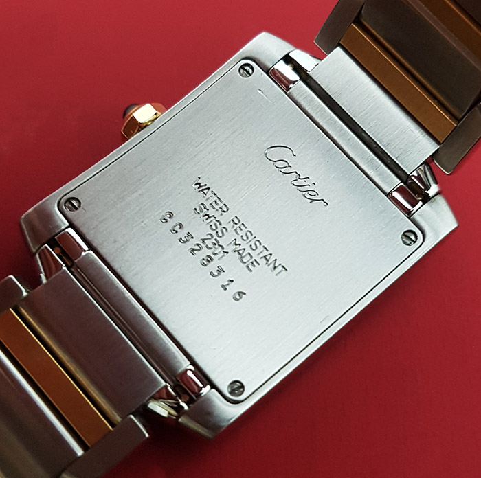 Ladies' Cartier Tank Francaise 18K YG/SS Midsize Quartz Wristwatch Ref. W51006Q4