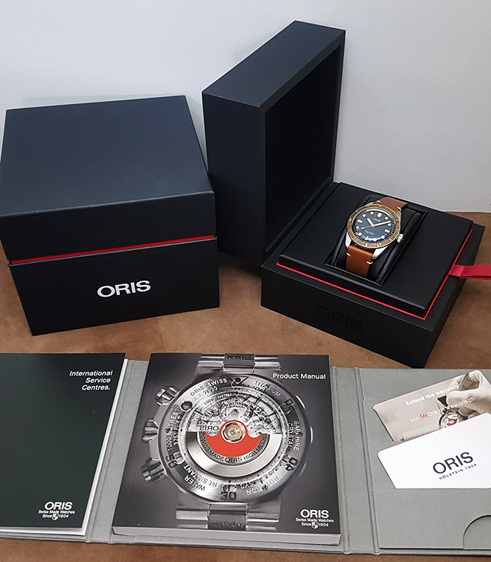 Oris Bronzo Men's Divers Sixty-Five Ref. 0173377074354