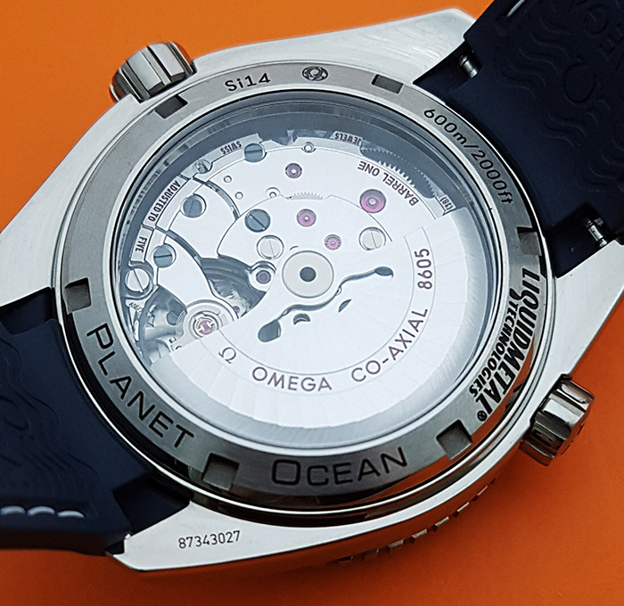 Omega Seamaster Planet Ocean 600M Co-Axial GMT Titaniam wristwatch Ref. 232.92.44.22.03.001