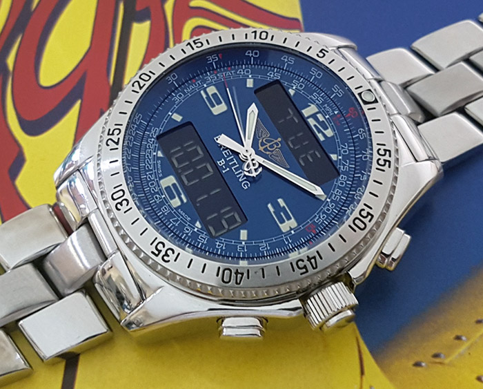 Breitling B-1 Chronograph GMT Wristwatch Ref. A68062