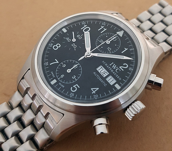 IWC Pilot's Classic Automatic Chronograph Wristwatch Ref. IW3706