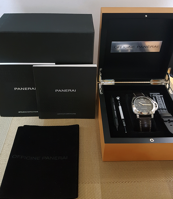 Panerai Luminor Marina 1950 3 Days Automatic Titanio Wristwatch Ref. PAM351
